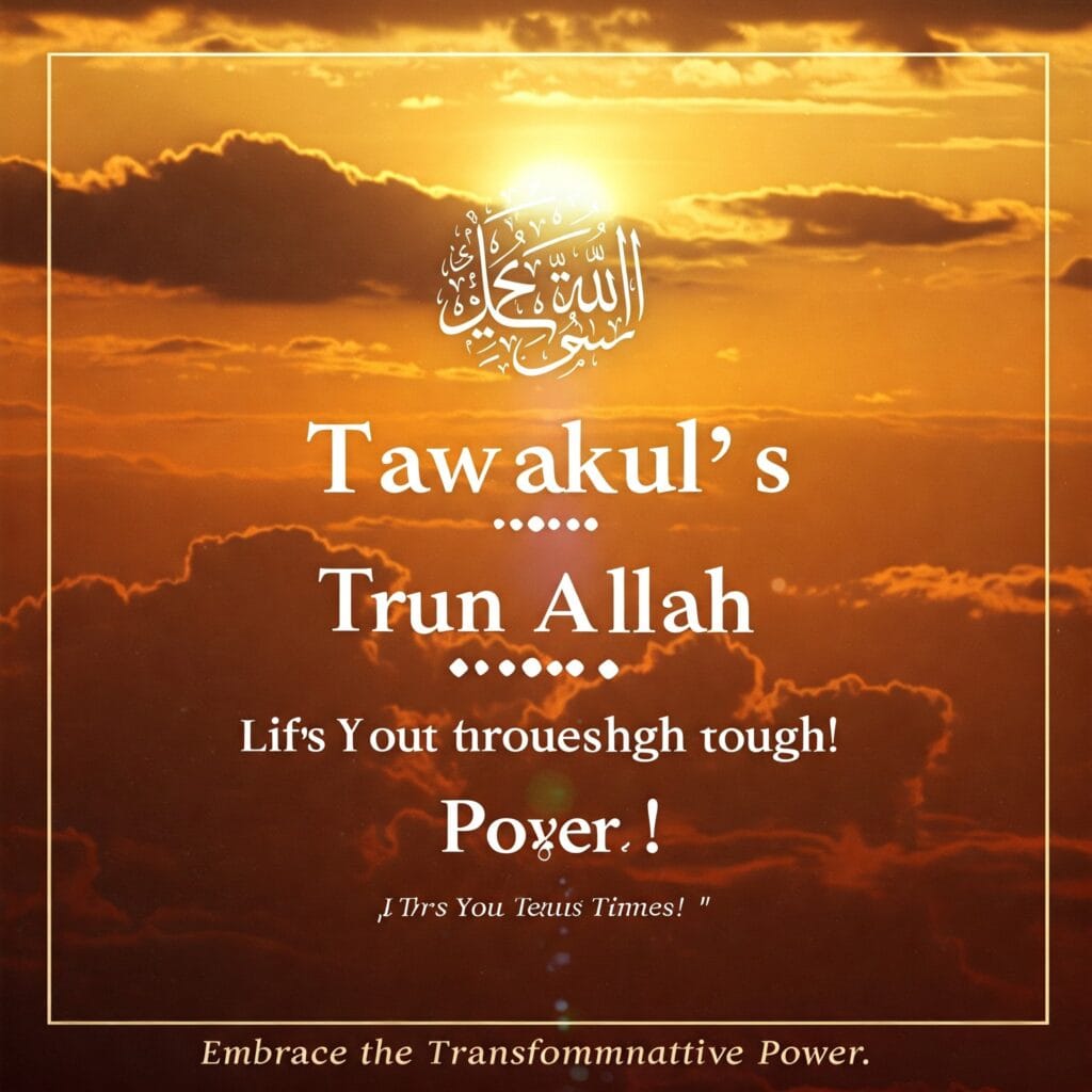 Tawakkul’s Trust in Allah Lifts