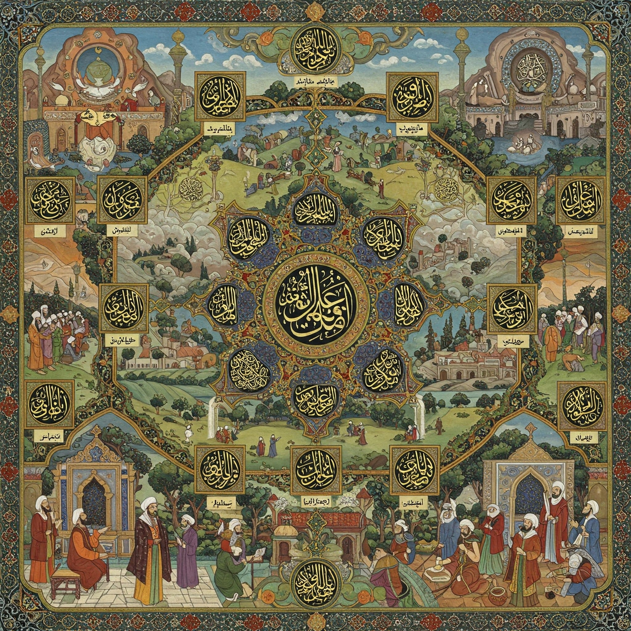 99 Divine Names of Allah